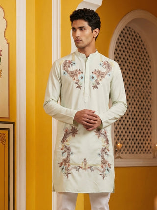 Japanese Imported Fabric Embroidered Kurta
