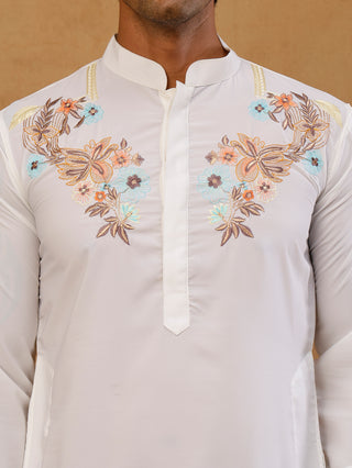 Japanese Fabric Embroidered Kurta for Men