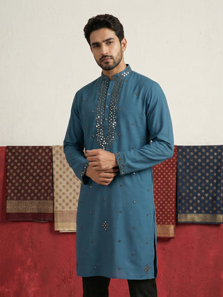 Japanese Fabric & Mirror Work Kurta