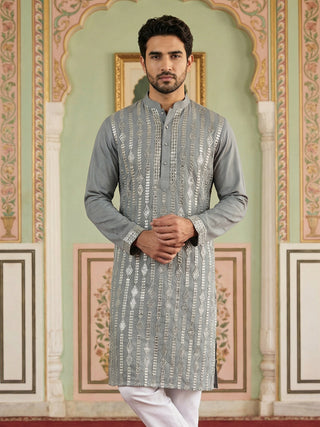 Modern Ethnic Silk Blend Kurta
