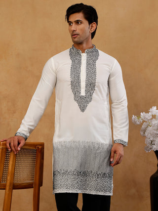 Japanese Imported Embroidered Kurta for Men