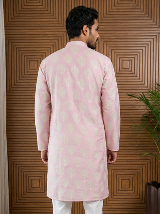 Men’s Cotton Blend Ethnic Printed Kurta