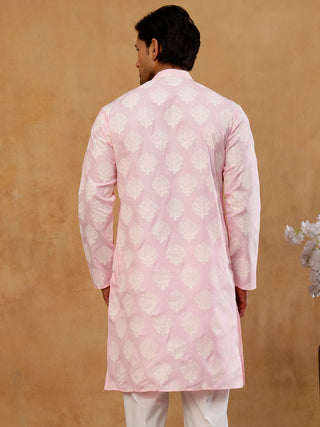 Men's Cotton Blend Ethnic Printed Kurta