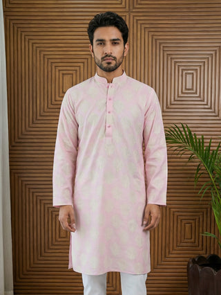 Men’s Cotton Blend Ethnic Printed Kurta