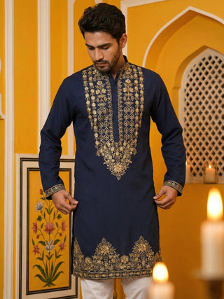 Men's Japanese Embroidered Kurta