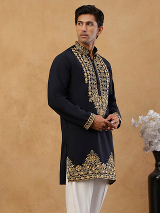 Men’s Japanese Fabric Embroidered Kurta