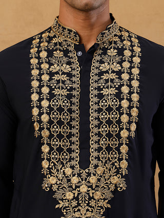Men’s Japanese Fabric Embroidered Kurta