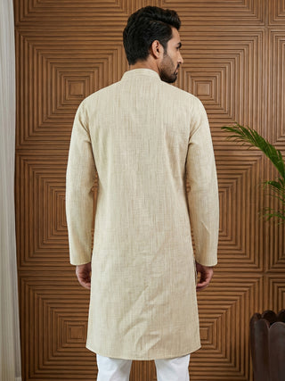 Woven Design Kurta for Men