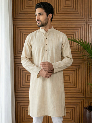 Woven Design Kurta for Men