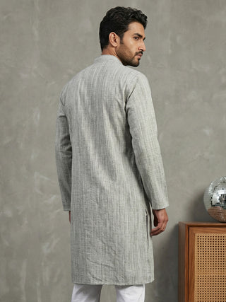 Woven Design Kurta for Men
