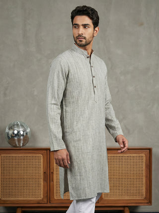 Woven Design Kurta for Men