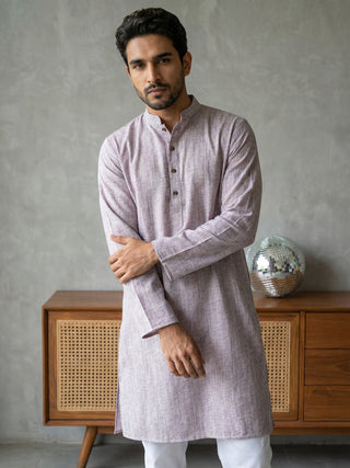 Woven Design Kurta for Men