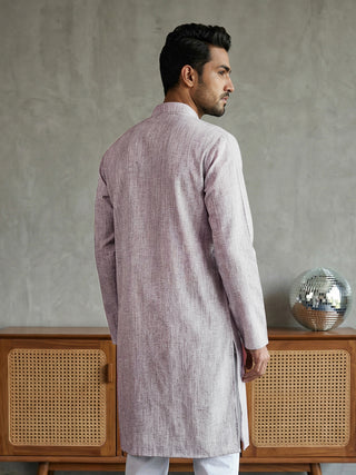 Woven Design Kurta for Men