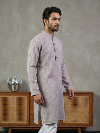 Woven Design Kurta for Men