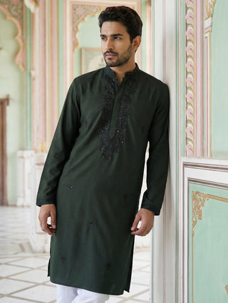 Japanese Embroidered Festive Kurta for Men