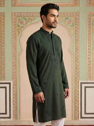 Japanese Embroidered Festive Kurta for Men