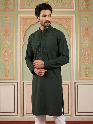 Japanese Embroidered Festive Kurta for Men
