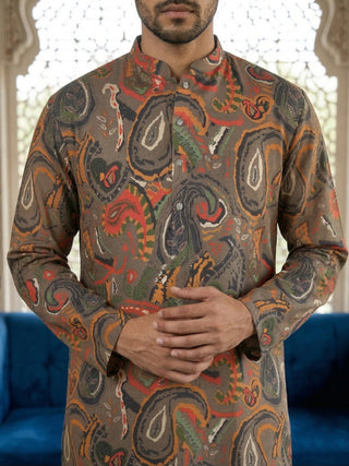 Paisley Printed Kurta