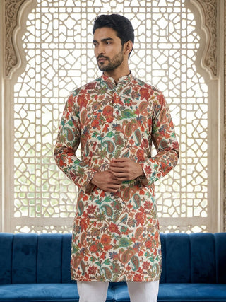 Paisley Floral Printed Kurta