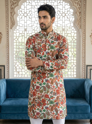 Paisley Floral Printed Kurta