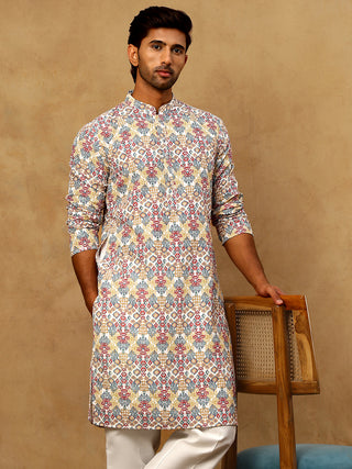 Men’s Printed & Embroidered Kurta