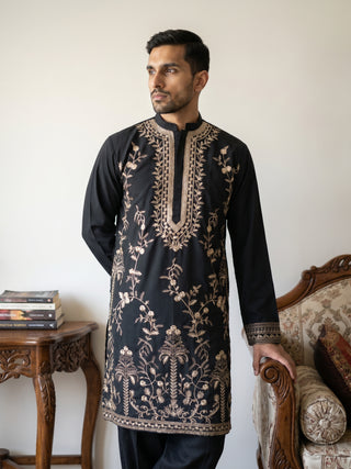 Men’s Japanese Fabric Embroidered Kurta