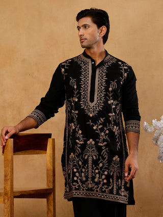 Men's Japanese Fabric Embroidered Kurta