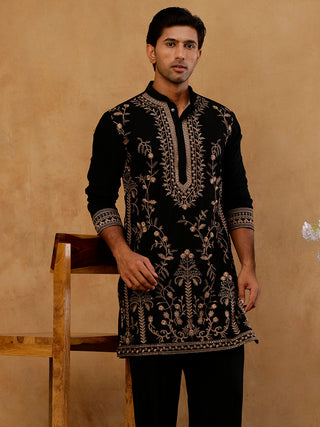 Men's Japanese Fabric Embroidered Kurta