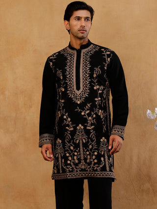 Men's Japanese Fabric Embroidered Kurta