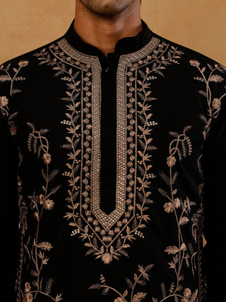 Men's Japanese Fabric Embroidered Kurta