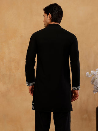 Premium Japanese Fabric Embroidered Kurta