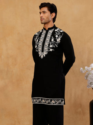 Premium Japanese Fabric Embroidered Kurta