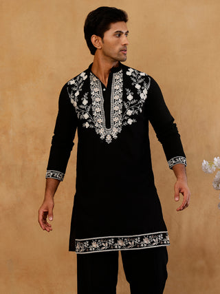 Premium Japanese Fabric Embroidered Kurta