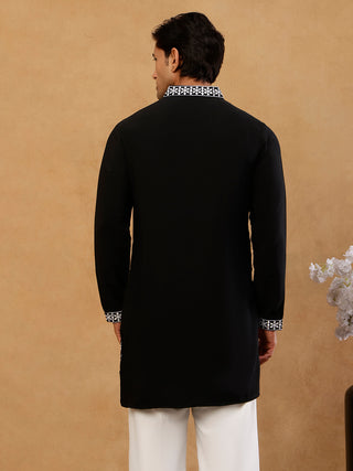Premium Japanese Fabric Embroidered Kurta