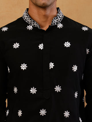 Premium Japanese Fabric Embroidered Kurta