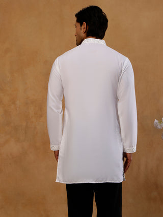 Premium Japanese Fabric Embroidered Kurta