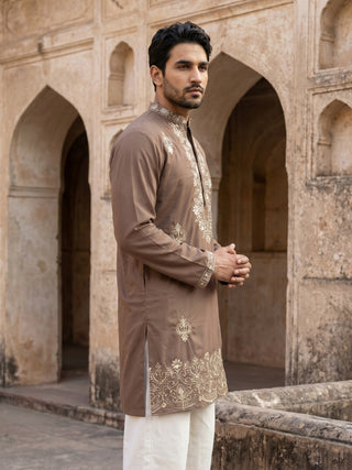 Japanese Fabric Embroidered Kurta