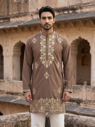 Japanese Fabric Embroidered Kurta