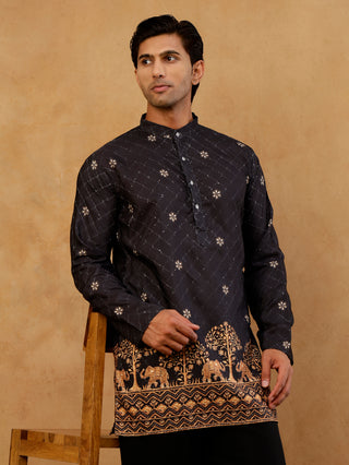 Premium Printed & Thread Work Kurta