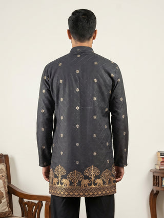Premium Printed & Thread Work Kurta