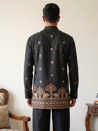 Premium Printed & Thread Work Kurta