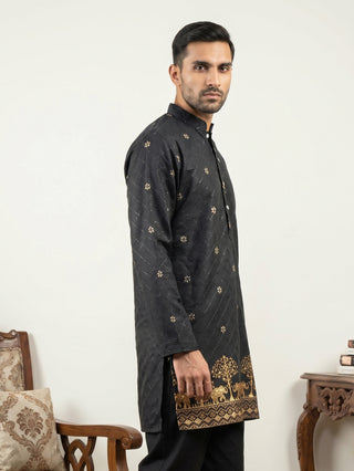 Premium Printed & Thread Work Kurta