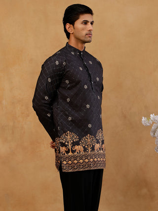 Premium Printed & Thread Work Kurta