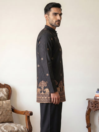Premium Printed & Thread Work Kurta