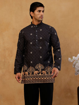 Premium Printed & Thread Work Kurta