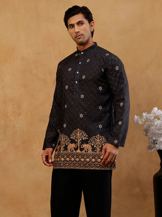 Premium Printed & Thread Work Kurta