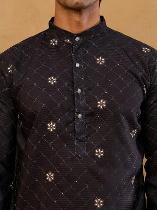 Premium Printed & Thread Work Kurta