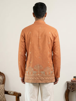 Premium Printed & Thread Work Kurta