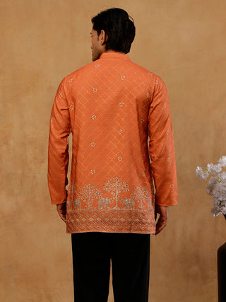 Premium Printed & Thread Work Kurta