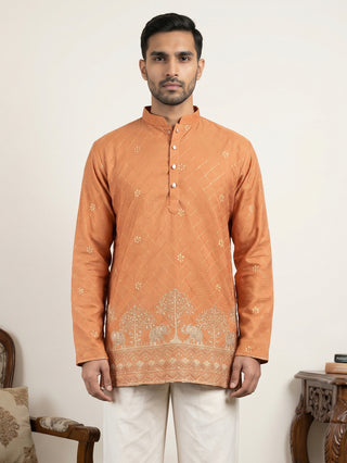 Premium Printed & Thread Work Kurta